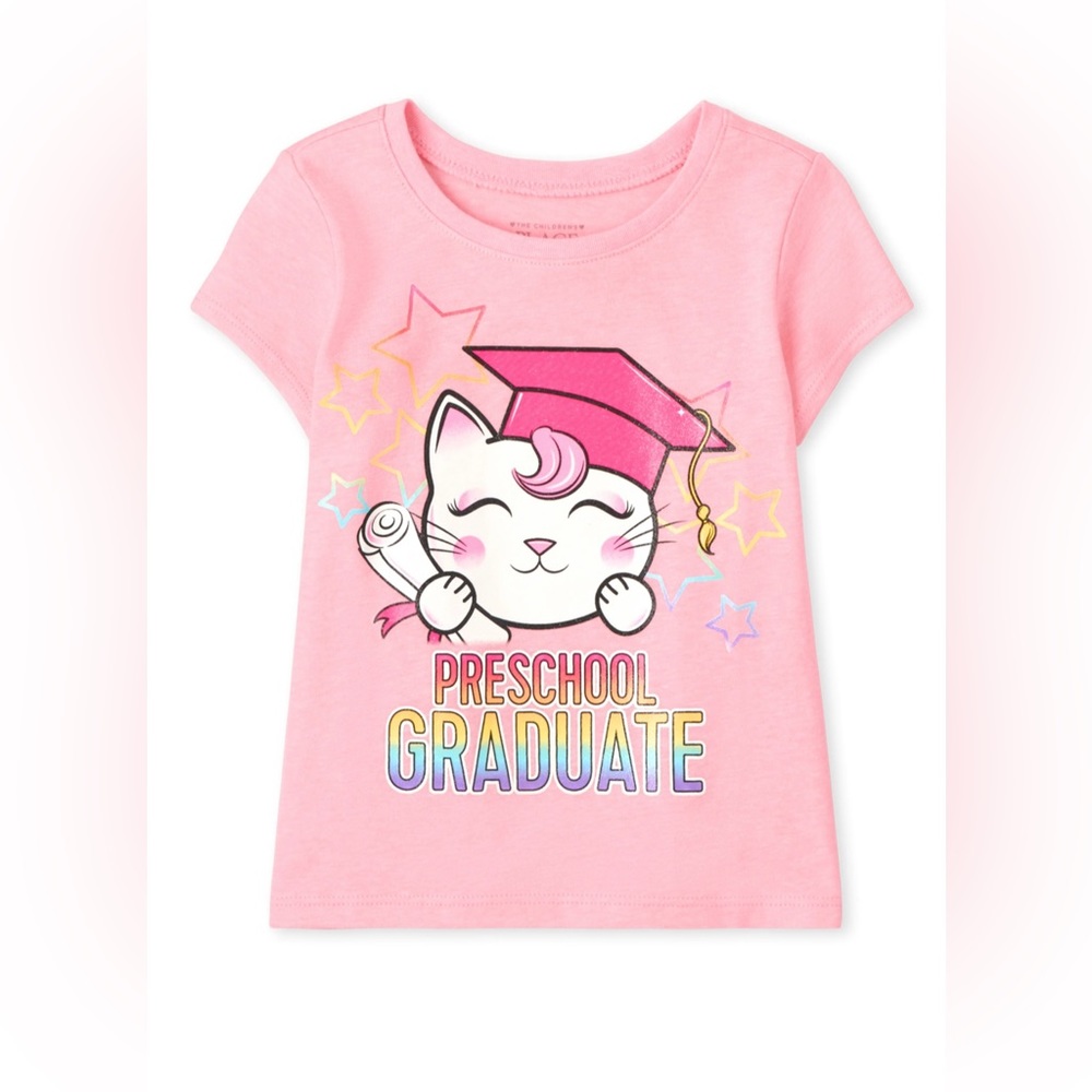 Toddler Girl Preschool Graduate Graphic Tee